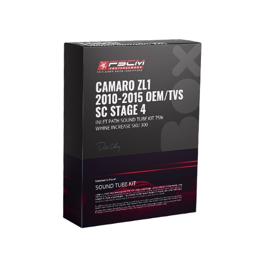 CAMARO ZL1 2010-2015 OEM/TVS SC STAGE 4 INLET PATH SOUND TUBE KIT 75% WHINE INCREASE SKU 300 CAMARO ZL1 2010-2015 OEM/TVS SC STAGE 4 INLET PATH SOUND TUBE KIT 75% WHINE INCREASE SKU 300