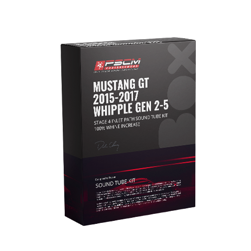 MUSTANG GT 2015-2017 WHIPPLE GEN 2-5 STAGE 4 Inlet path SOUND TUBE KIT 100% WHINE INCREASE SKU 900