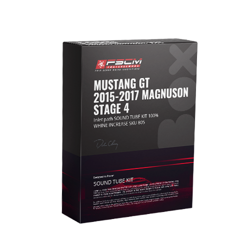 MUSTANG GT 2015-2017 magnuson STAGE 4 Inlet path SOUND TUBE KIT 100% WHINE INCREASE SKU 805