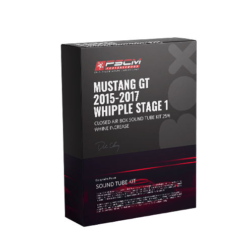 MUSTANG GT 2015-2017 WHIPPLE STAGE 1 Closed Air Box SOUND TUBE KIT 25% WHINE INCREASE SKU 200