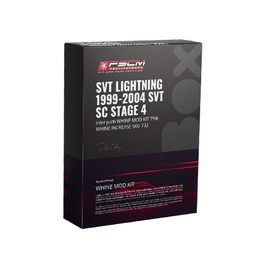SVT LIGHTNING 1999-2004 SVT SC STAGE 4 Inlet path WHINE MOD KIT 75% WHINE INCREASE SKU 732