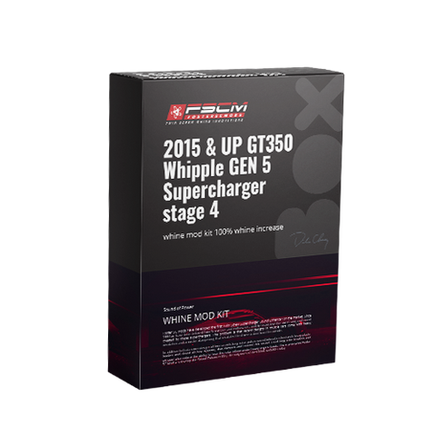 2015 & UP GT350 Whipple GEN 5 Supercharger stage 4 whine mod kit