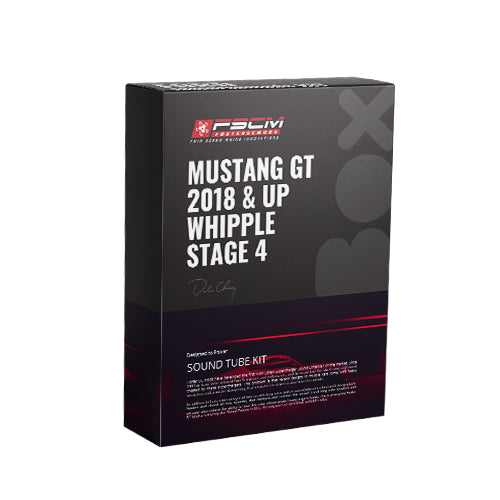 MUSTANG GT 2018 & UP WHIPPLE GEN 2-5 STAGE 4 Inlet path SOUND TUBE KIT 100% WHINE INCREASE SKU 975