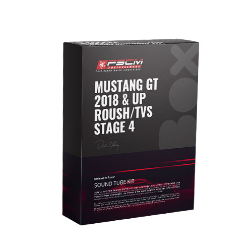 MUSTANG GT 2018 & UP  ROUSH/TVS STAGE 4 Inlet path SOUND TUBE KIT 100% WHINE INCREASE SKU 875